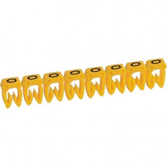 Маркер LEGRAND CAB 3 для кабеля 0,5-1,5 мм² заглавная буква O