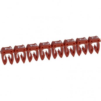 Маркер LEGRAND CAB 3 для кабеля 1,5-2,5 мм² цифра 2 красный