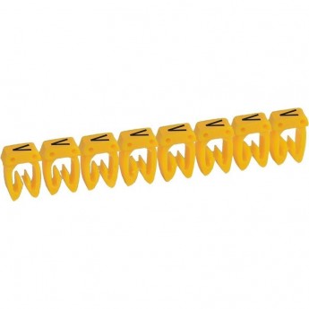 Маркер LEGRAND CAB 3 для кабеля 1,5-2,5 мм² заглавная буква V