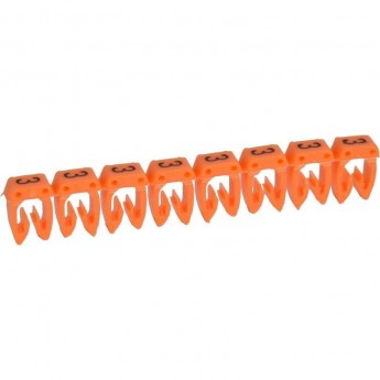 Маркер LEGRAND CAB 3 для кабеля 4-6 мм² цифра 3 оранжевый