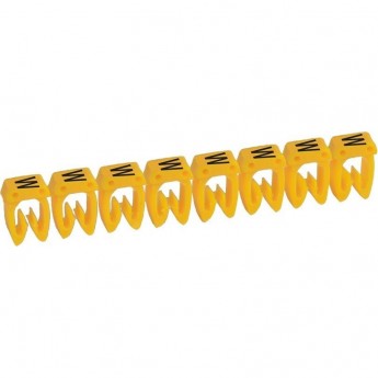 Маркер LEGRAND CAB 3 для кабеля 4-6 мм² заглавная буква W