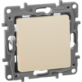 Переключатель одноклавишный LEGRAND Etika 10 A 250 В слоновая кость Переключатель одноклавишный LEGRAND Etika 10 A 250 В слоновая кость