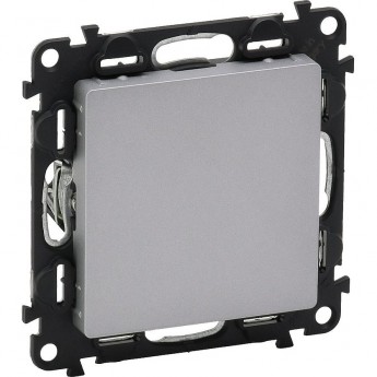 Заглушка LEGRAND Valena LIFE с суппортом с лицевой панелью алюминий Заглушка LEGRAND Valena LIFE с суппортом с лицевой панелью алюминий