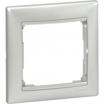 Рамка LEGRAND Valena 1 пост алюминий Рамка LEGRAND Valena 1 пост алюминий