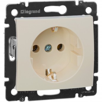 Силовая розетка LEGRAND Valena 2К+3 на винтах 10/16 А 230/250 В слоновая кость