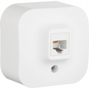 Телефонная розетка LEGRAND RJ11 Quteo IP 20 белый