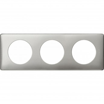 Рамка LEGRAND Celiane 3 поста Сильвер пунктум Рамка LEGRAND Celiane 3 поста Сильвер пунктум