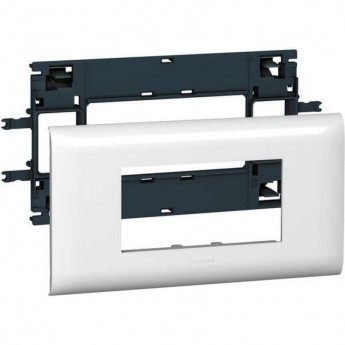 Суппорт LEGRAND Mosaic - 6 модулей - для кабель-каналов Metra 85х50, 100х50 и 130х50, белый Суппорт LEGRAND Mosaic - 6 модулей - для кабель-каналов Metra 85х50, 100х50 и 130х50, белый