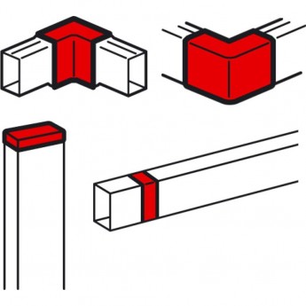 Торцевая заглушка/внутренний или внешний угол/накладка LEGRAND на стык для мини-каналов Metra 60x40 белый Торцевая заглушка/внутренний или внешний угол/накладка LEGRAND на стык для мини-каналов Metra 60x40 белый