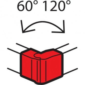 Внешний изменяемый угол LEGRAND от 60° до 120° для кабель-каналов Metra 85x50 белый Внешний изменяемый угол LEGRAND от 60° до 120° для кабель-каналов Metra 85x50 белый